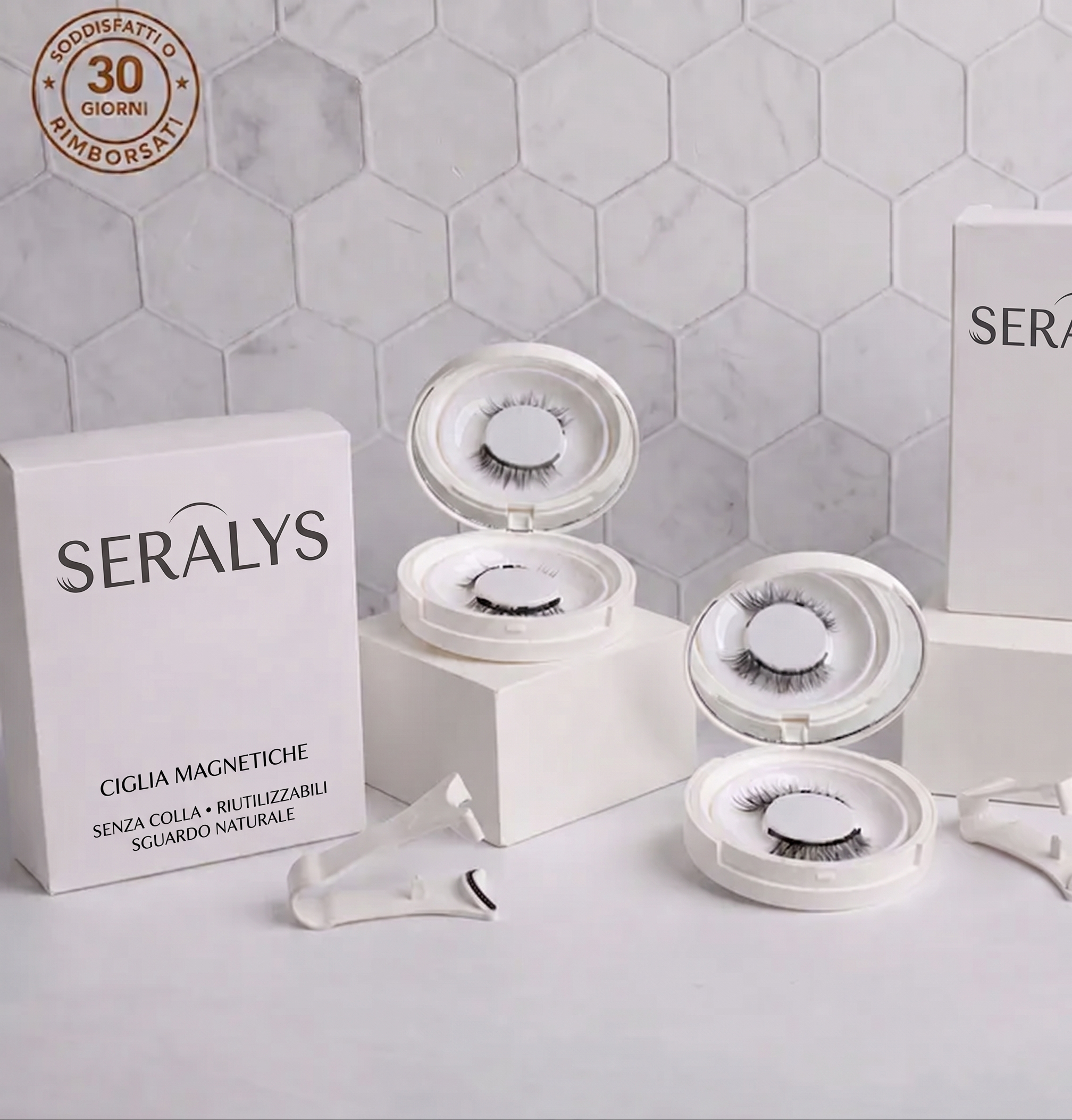 Ciglia Magnetiche Seralys™ — Senza Colla