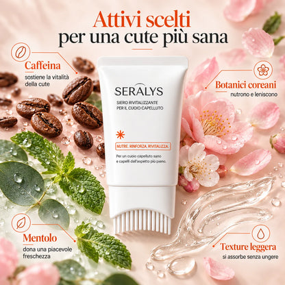 Seralys™ Siero Anti-Caduta — Caffeina & Complesso Botanico, con applicatore integrato
